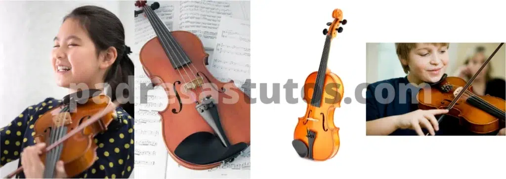Mentonera para violín.